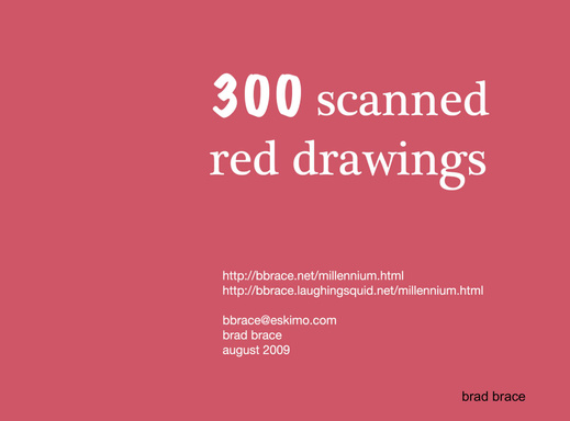300 scanned red drawings