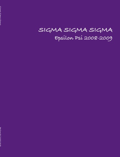 Sigma Book 2008-2009