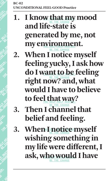 Unconditional Feel-Good Practice
