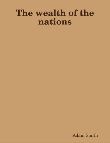 The wealth of the nations