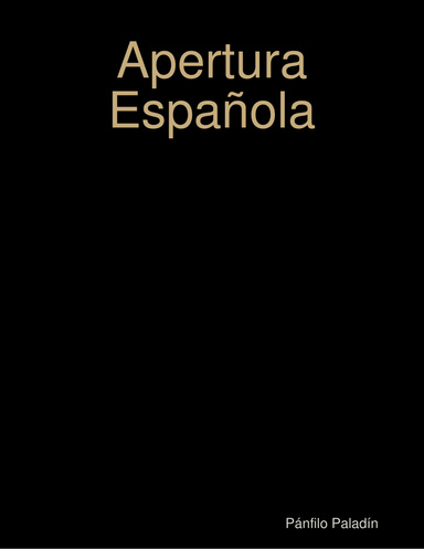 Apertura Española