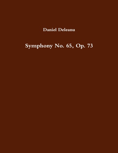 Symphony No. 65, Op. 73