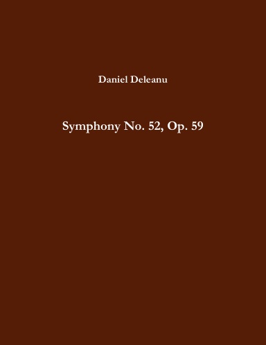 Symphony No. 52, Op. 59