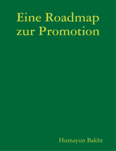 Eine Roadmap zur Promotion