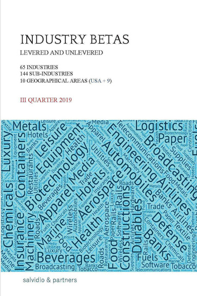 Industry Betas - III Quarter 2019 (USA)