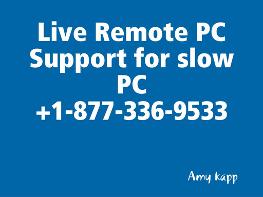 Live Remote PC Support for slow PC +1-877-336-9533