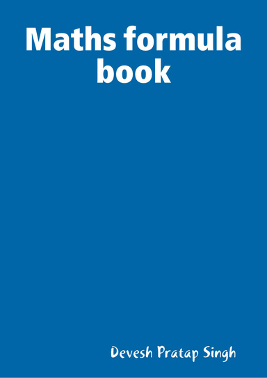 Maths formula book