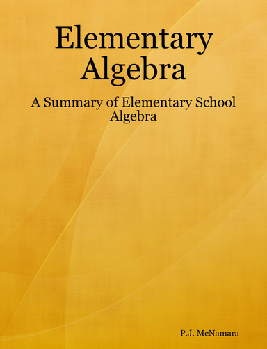 Elementary Algebra