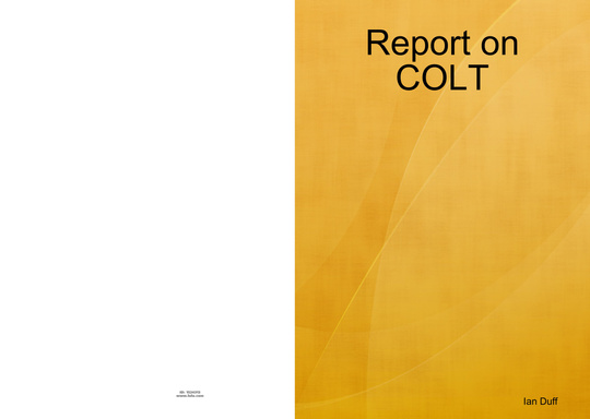 Report on COLT