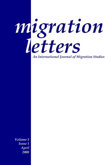 Migration Letters, Volume 5, No.1, April 2008