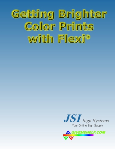 JSI - Getting Colors Right in Flexi(r)