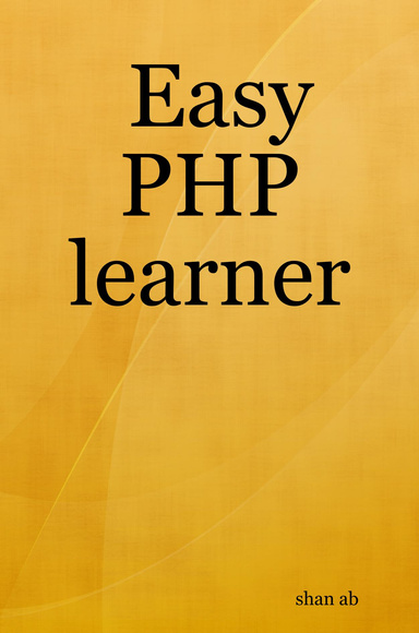 Easy PHP learner