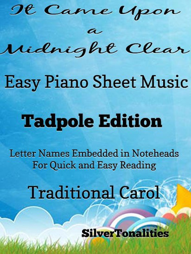 It Came Upon a Midnight Clear Easy Piano Sheet Music 2nd Edition