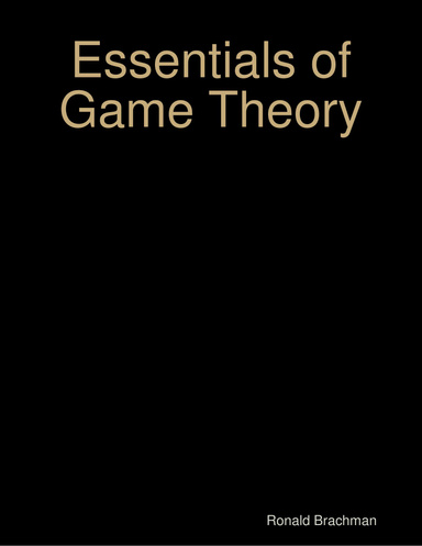 Essentials of Game Theory