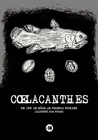 Coelacanthes version noir et blanc