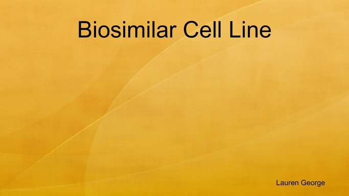 Biosimilar Cell Line