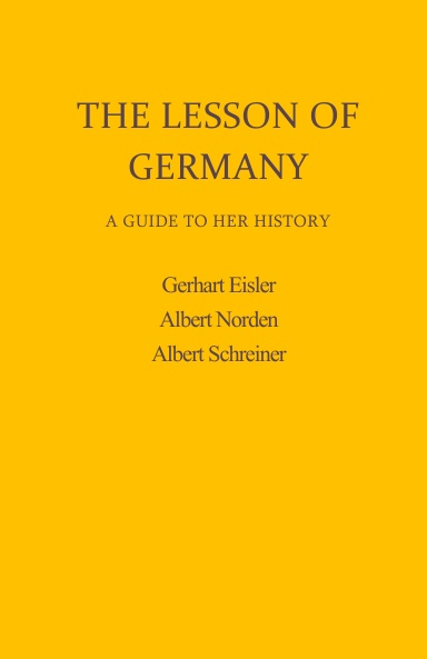 The Lessons of Germany