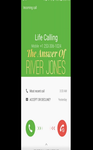 Life Calling; The Answer of River Jones