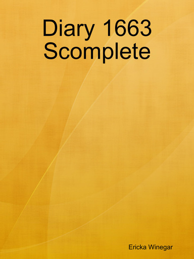 Diary 1663 Scomplete