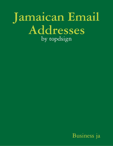 Jamaican Email Addresses