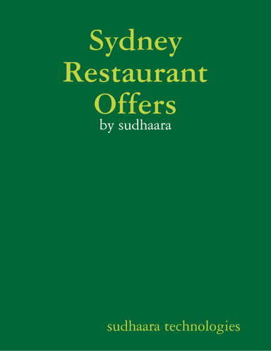 Sydney Restaurant Offers