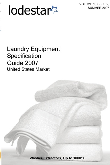 lodestar Laundry Equipment Specification Guide-Washer/Extractors Up to 100lbs.