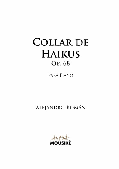 Collar de Haikus, Op. 68