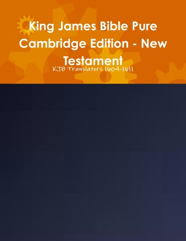 King James Bible Pure Cambridge Edition - New Testament