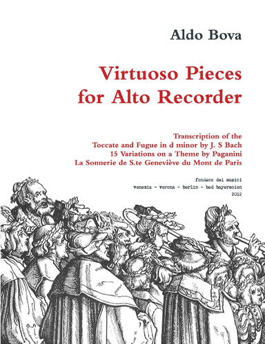 Virtuoso pieces vol. I for alto recorder