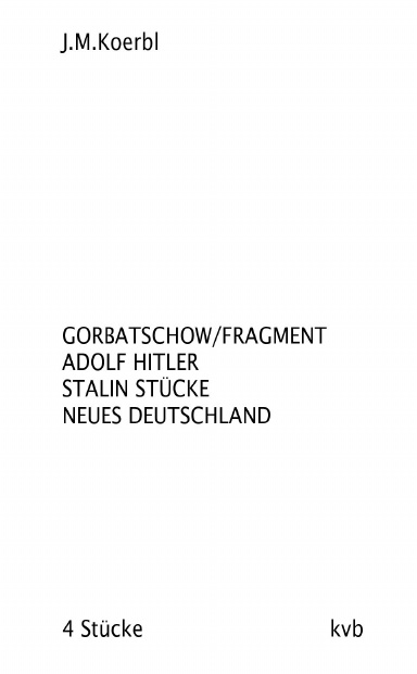 TASCHENBUCH Gorbatschow/Fragment / Adolf Hitler / Stalin/stücke /Neues Deutschland