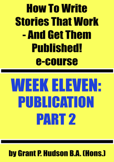 How to Write Stories Week Eleven