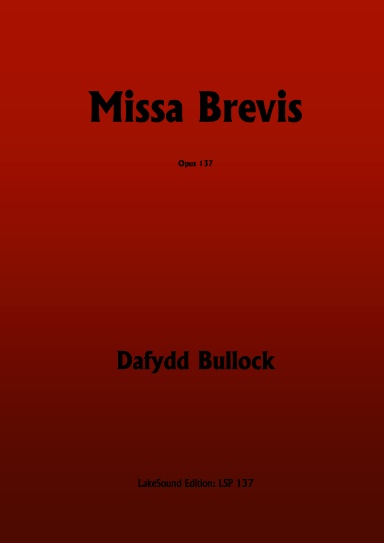 Missa Brevis, Opus 137