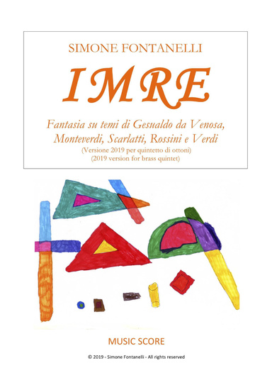 IMRE - Version for brass quintet (2019) - Music score and parts