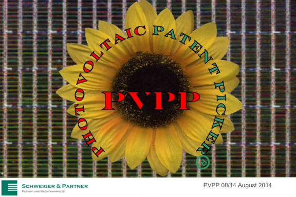 Photovoltaic Patent Picker Premium 08/2014