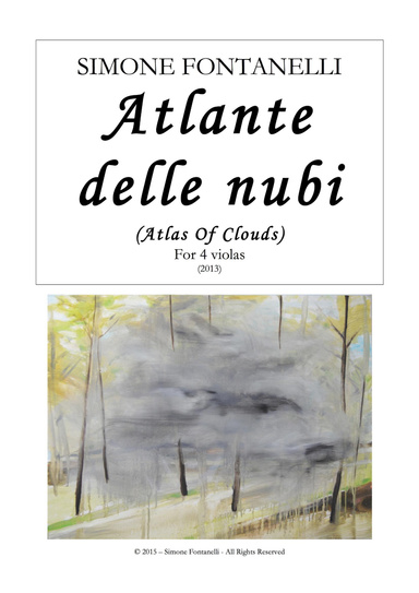 ATLANTE DELLE NUBI (Atlas Of Clouds) - for 4 violas (Music score)