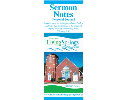 Sermon Notes Brochure