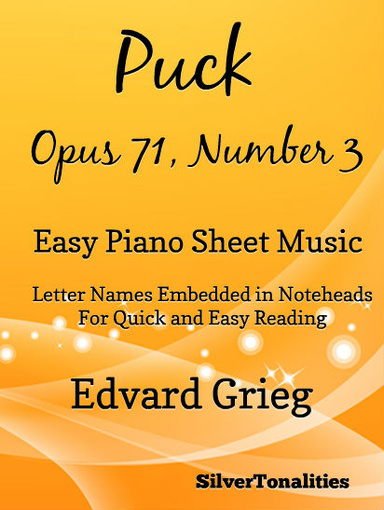 Puck Opus 71 Number 3 Easy Piano Sheet Music Pdf
