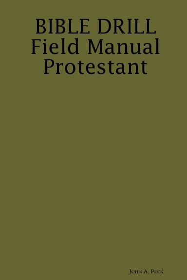 BIBLE DRILL Field Manual Protestant