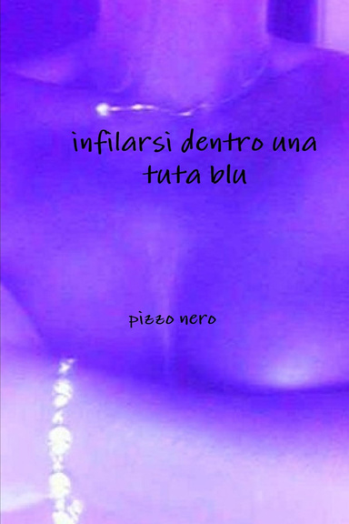 infilarsi dentro una tuta blu