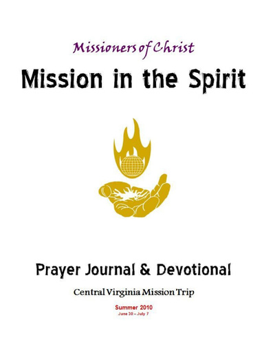 Mission in the Spirit: Mission Journal & Devotional (SDYM)