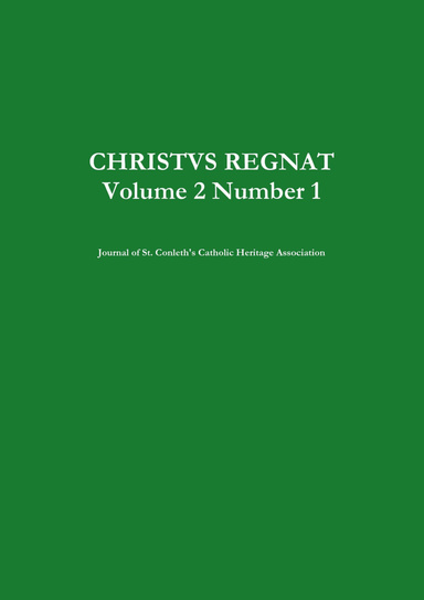 Christus Regnat Volume 2 Number 1