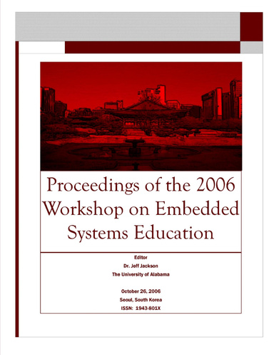 Proceedings of the 2006 Workshop on Embedded Systems Education