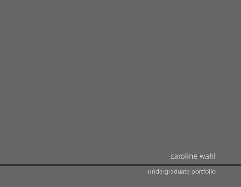 Undergraduate Portfolio