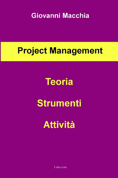 Project Management - Teoria Strumenti Attività