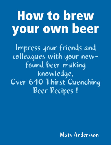 How to brew your own beer