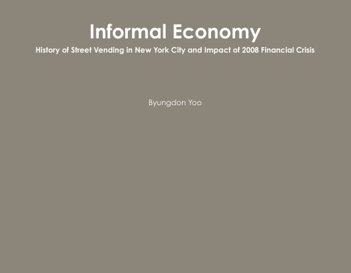 Informal Economy