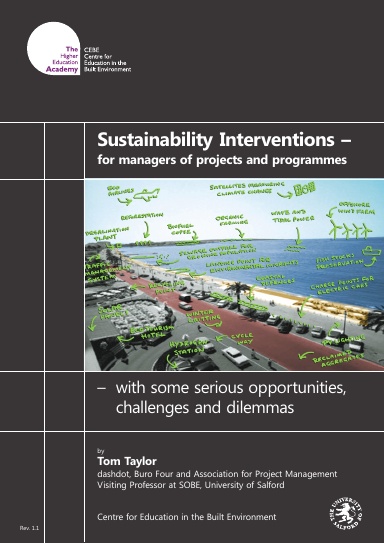 Sustainability Interventions – for managers of projects and programmes
