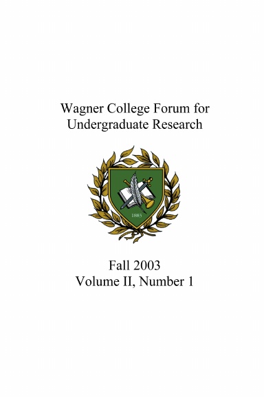Forum for Undergraduate Research, Vol. 2 No. 1