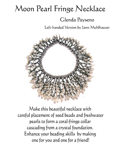 Moon Pearl Fringe Necklace for Southpaws