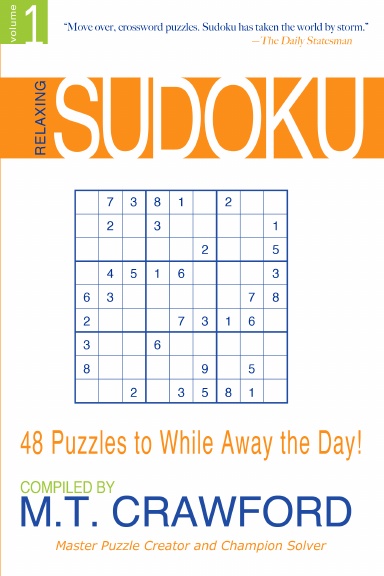 Relaxing Sudoku, Volume 1